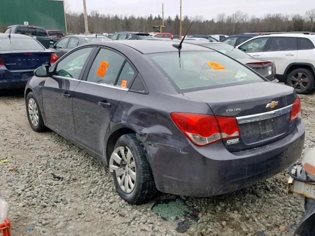 1G1PC5SHXB7101278 - 2011 CHEVROLET CRUZE LS GRAY photo 3