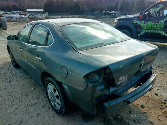 2G4WC532551253611 - 2005 BUICK LACROSSE C GRAY photo 3