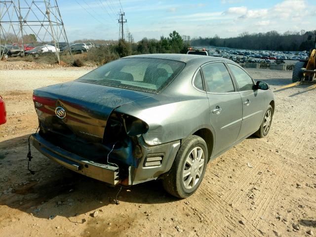 2G4WC532551253611 - 2005 BUICK LACROSSE C GRAY photo 4