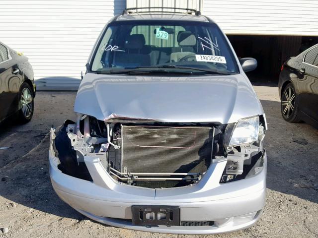 JM3LW28Y610189375 - 2001 MAZDA MPV WAGON SILVER photo 9