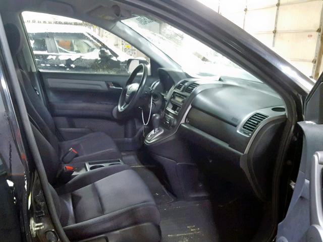 JHLRE48308C008904 - 2008 HONDA CR-V LX BLACK photo 5