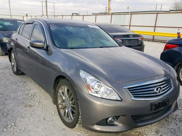 JN1CV6AP1DM303836 - 2013 INFINITI G37 BASE GRAY photo 1