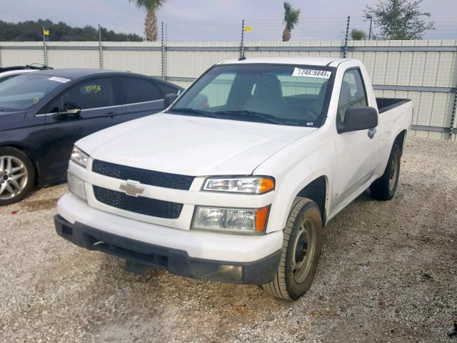 1GCCS149198124525 - 2009 CHEVROLET COLORADO WHITE photo 2