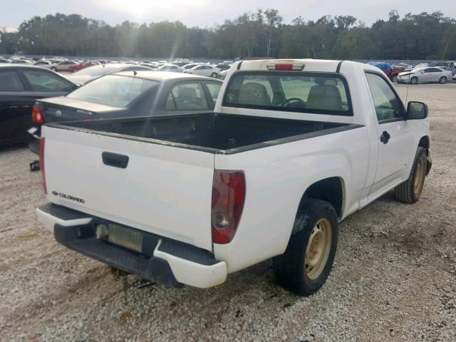 1GCCS149198124525 - 2009 CHEVROLET COLORADO WHITE photo 4