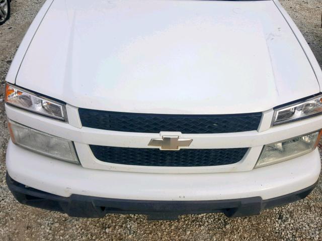 1GCCS149198124525 - 2009 CHEVROLET COLORADO WHITE photo 7