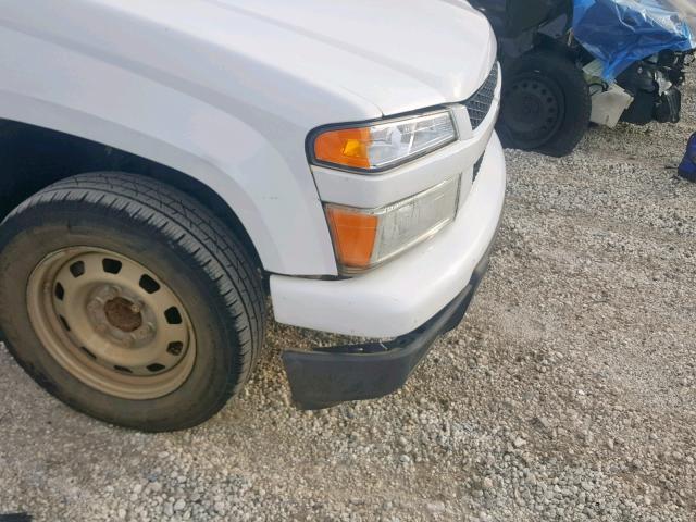 1GCCS149198124525 - 2009 CHEVROLET COLORADO WHITE photo 9