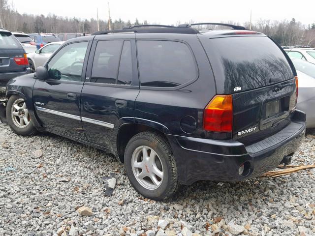 1GKDT13S262184225 - 2006 GMC ENVOY BLACK photo 3