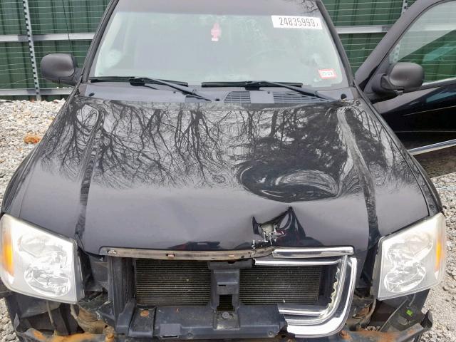 1GKDT13S262184225 - 2006 GMC ENVOY BLACK photo 7