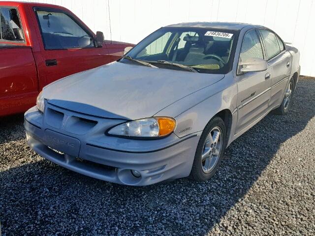 1G2NW52E7YM815539 - 2000 PONTIAC GRAND AM G SILVER photo 2