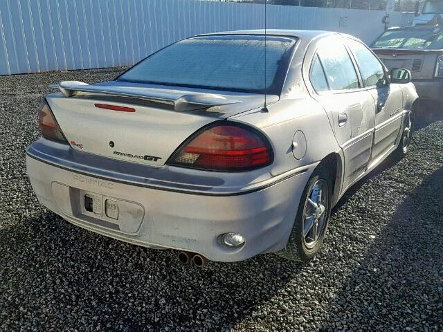 1G2NW52E7YM815539 - 2000 PONTIAC GRAND AM G SILVER photo 4