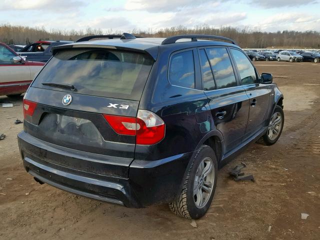 WBXPA934X6WG89863 - 2006 BMW X3 3.0I BLACK photo 4