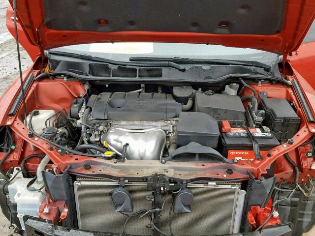 4T3ZA3BB9BU046283 - 2011 TOYOTA VENZA BASE RED photo 7