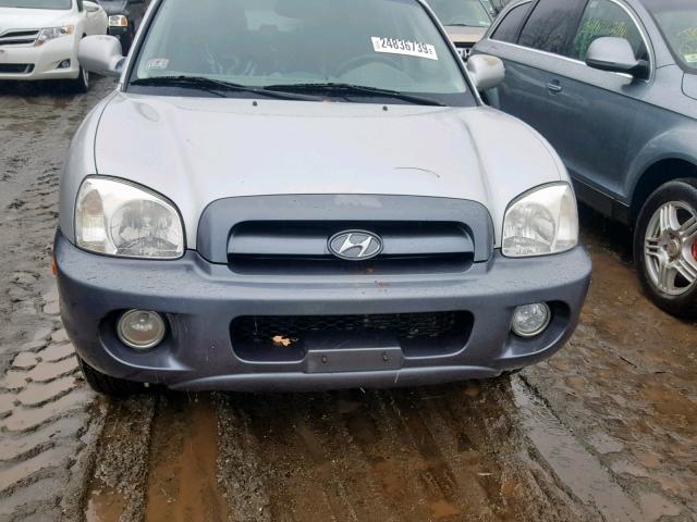 KM8SC73E16U078428 - 2006 HYUNDAI SANTA FE G GRAY photo 9