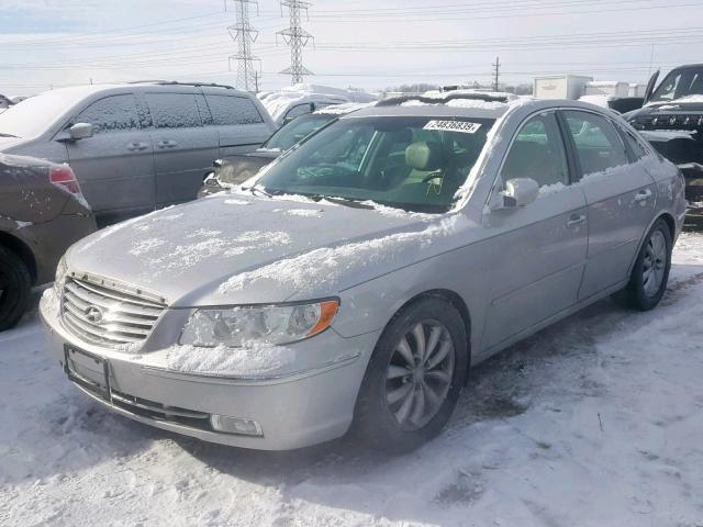 KMHFC46FX6A064548 - 2006 HYUNDAI AZERA SE SILVER photo 2