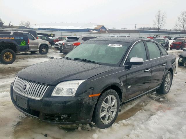 1MEHM43W28G610529 - 2008 MERCURY SABLE PREM BLACK photo 2