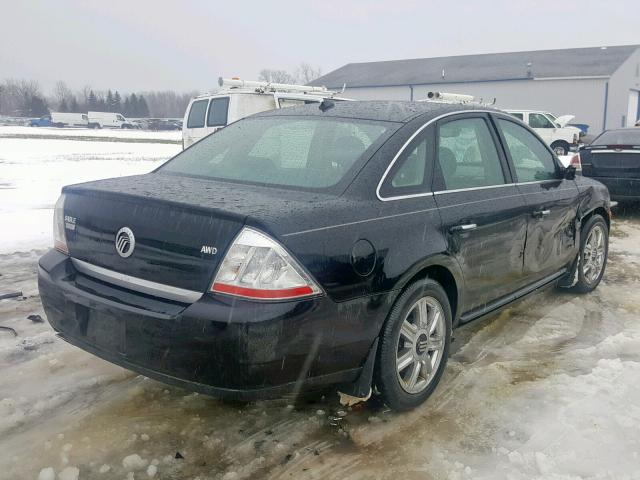 1MEHM43W28G610529 - 2008 MERCURY SABLE PREM BLACK photo 4