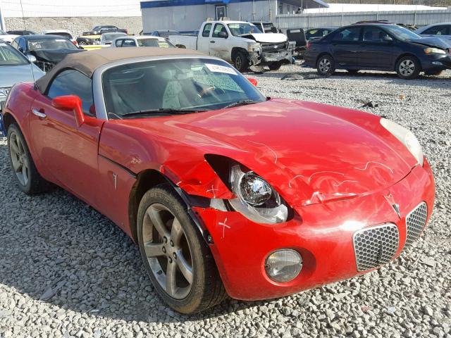 1G2MC35B18Y126924 - 2008 PONTIAC SOLSTICE RED photo 1