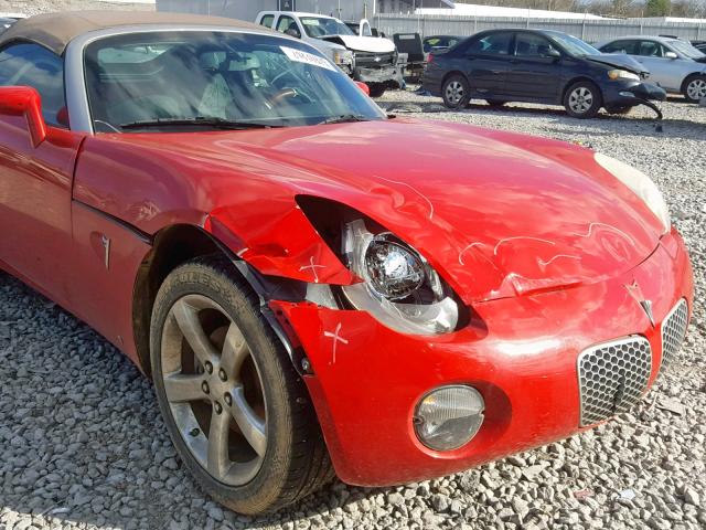 1G2MC35B18Y126924 - 2008 PONTIAC SOLSTICE RED photo 10