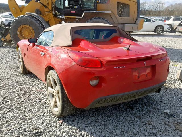 1G2MC35B18Y126924 - 2008 PONTIAC SOLSTICE RED photo 3