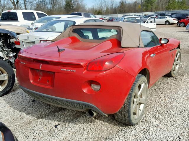 1G2MC35B18Y126924 - 2008 PONTIAC SOLSTICE RED photo 4