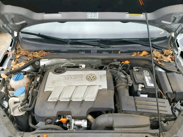 3VWLL7AJ0DM200610 - 2013 VOLKSWAGEN JETTA TDI SILVER photo 7