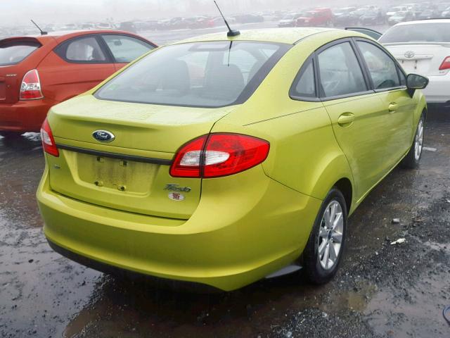 3FADP4CJXCM219578 - 2012 FORD FIESTA SEL GREEN photo 4