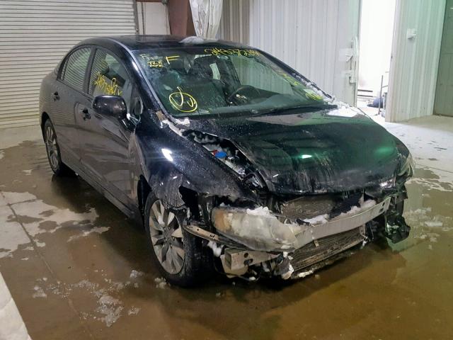 19XFA1F88AE038336 - 2010 HONDA CIVIC EX BLACK photo 1