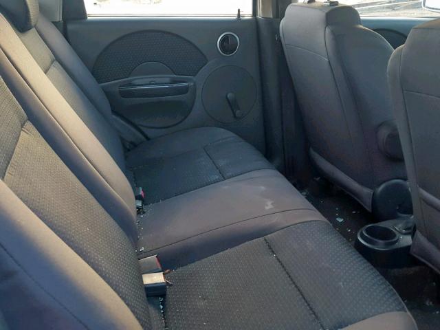 KL1TD66668B253511 - 2008 CHEVROLET AVEO BASE Күміс фото 6