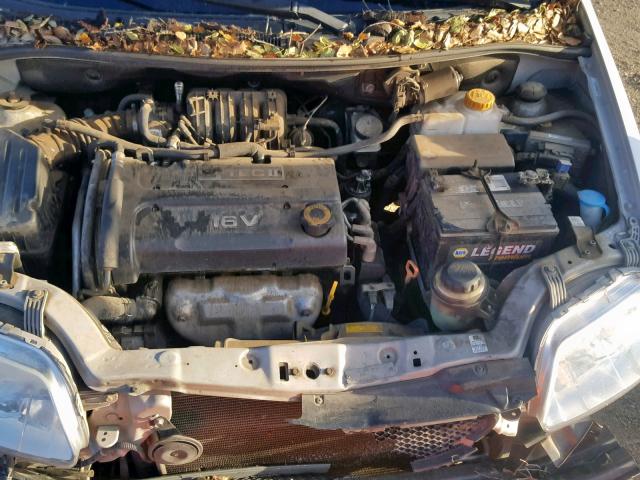 KL1TD66668B253511 - 2008 CHEVROLET AVEO BASE Күміс фото 7