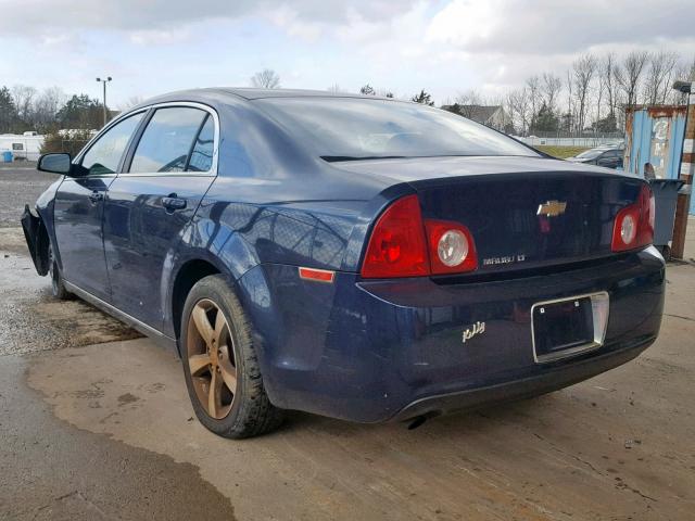 1G1ZC5E17BF342938 - 2011 CHEVROLET MALIBU 1LT ლურჯი ფოტო 3