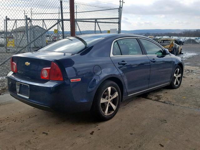 1G1ZC5E17BF342938 - 2011 CHEVROLET MALIBU 1LT ლურჯი ფოტო 4