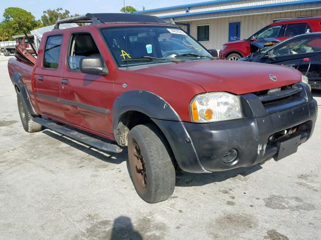 1N6ED29Y32C304114 - 2002 NISSAN FRONTIER C BURGUNDY photo 1