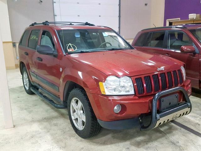 1J4HR48N05C516200 - 2005 JEEP GRAND CHER RED photo 1