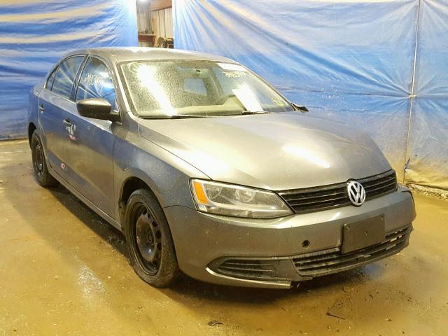 3VW1K7AJ5CM392311 - 2012 VOLKSWAGEN JETTA BASE GRAY photo 1