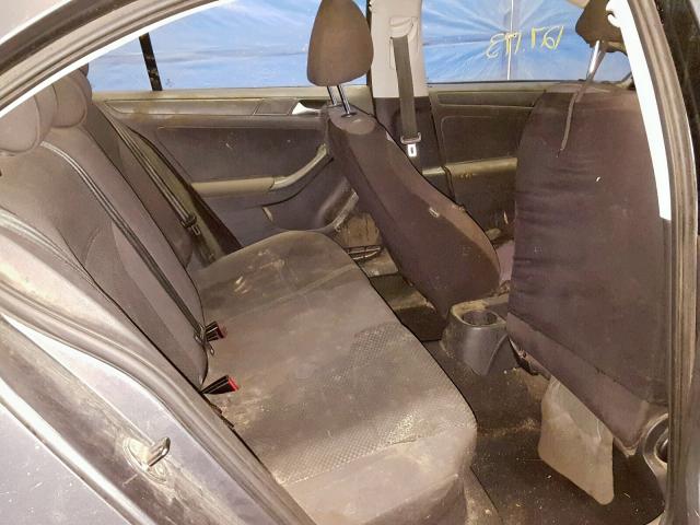 3VW1K7AJ5CM392311 - 2012 VOLKSWAGEN JETTA BASE GRAY photo 6