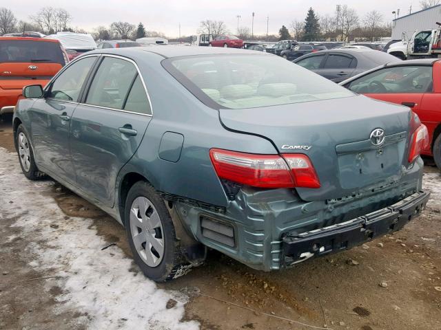 4T1BE46K19U870996 - 2009 TOYOTA CAMRY BASE GREEN photo 3