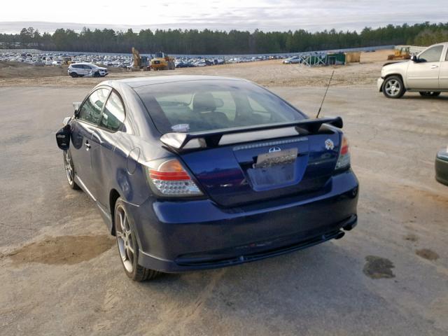 JTKDE177960114415 - 2006 TOYOTA SCION TC ლურჯი ფოტო 3