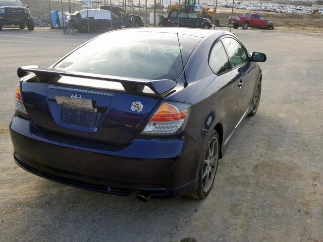 JTKDE177960114415 - 2006 TOYOTA SCION TC ლურჯი ფოტო 4