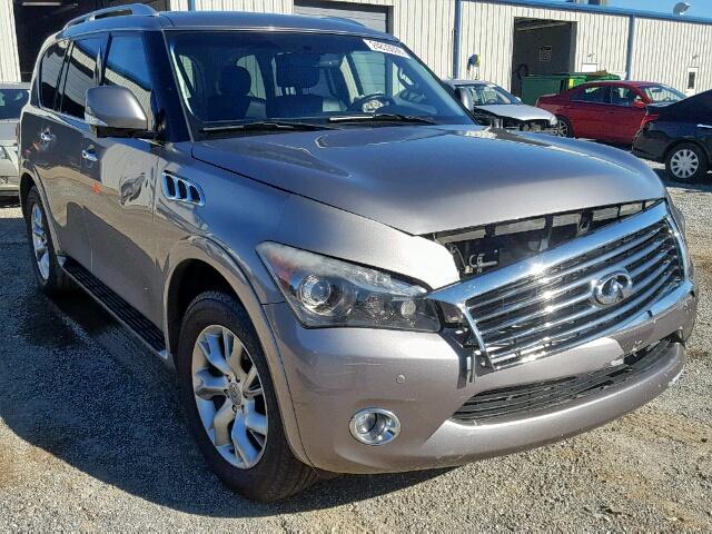 JN8AZ2NEXB9003078 - 2011 INFINITI QX56 SILVER photo 1