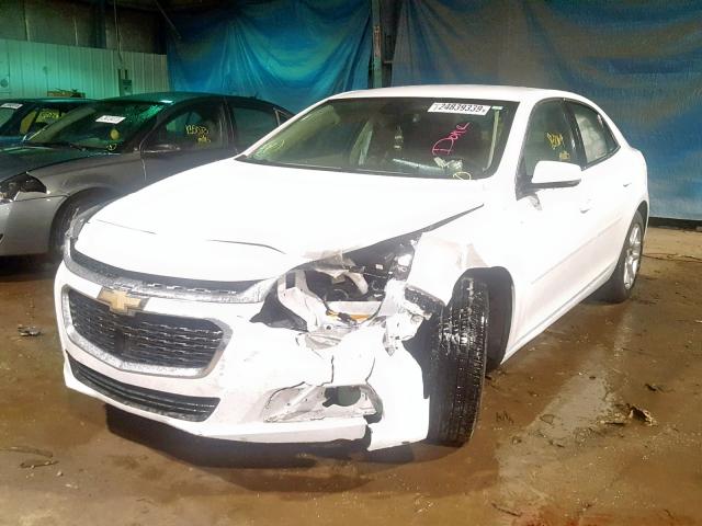 1G11C5SL5FU124520 - 2015 CHEVROLET MALIBU 1LT WHITE photo 2