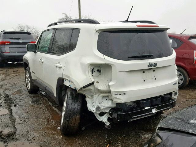 ZACCJBBT0FPB52566 - 2015 JEEP RENEGADE L WHITE photo 3