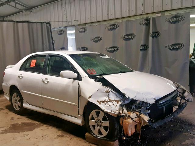 1NXBR32E25Z452052 - 2005 TOYOTA COROLLA S WHITE photo 1