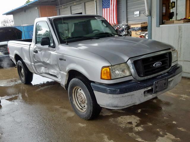 1FTYR10D55PA10586 - 2005 FORD RANGER SILVER photo 1