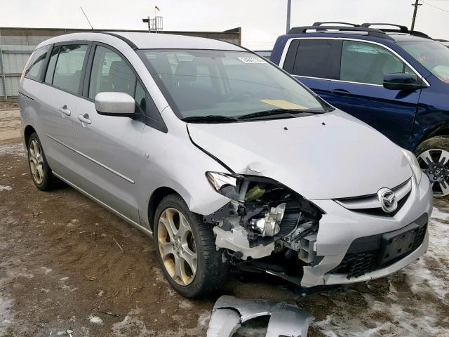 JM1CR29L690352623 - 2009 MAZDA 5 SILVER photo 1