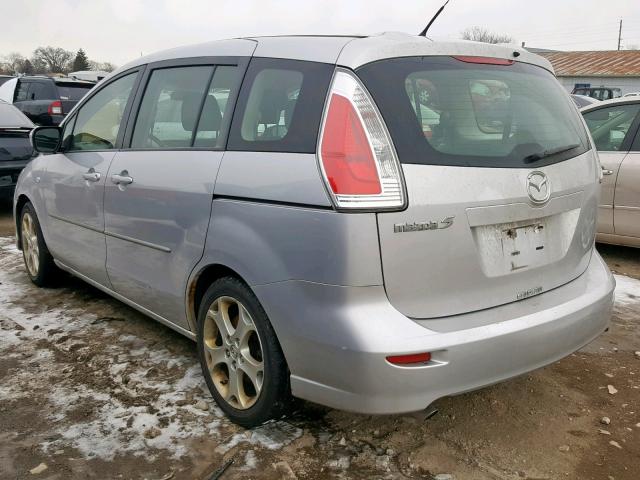 JM1CR29L690352623 - 2009 MAZDA 5 SILVER photo 3