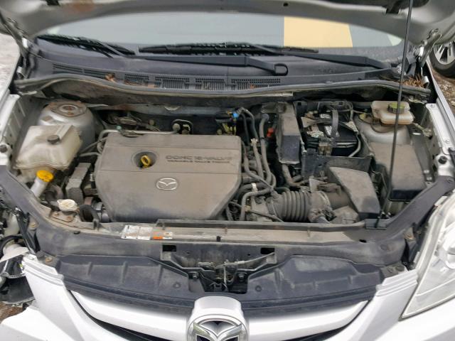 JM1CR29L690352623 - 2009 MAZDA 5 SILVER photo 7