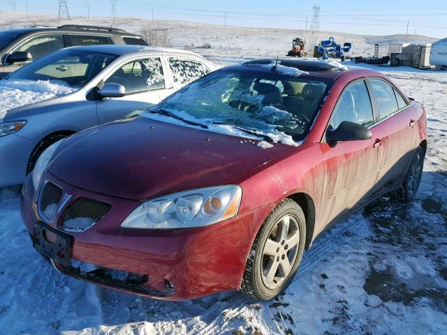 1G2ZH548454115718 - 2005 PONTIAC G6 GT RED photo 2