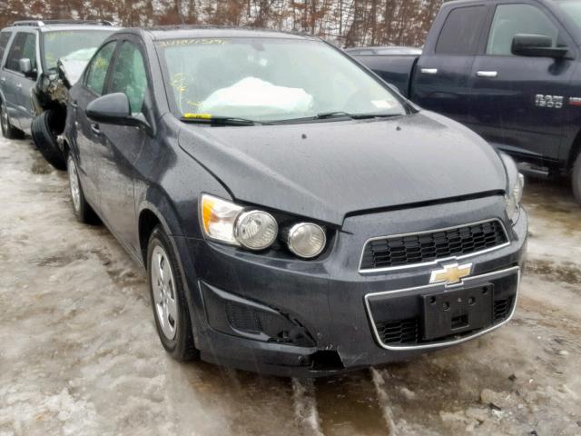1G1JA5SG0E4130989 - 2014 CHEVROLET SONIC LS GRAY photo 1