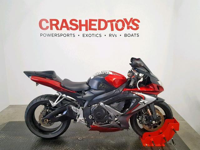 JS1GR7KA372106518 - 2007 SUZUKI GSX-R750 RED photo 1