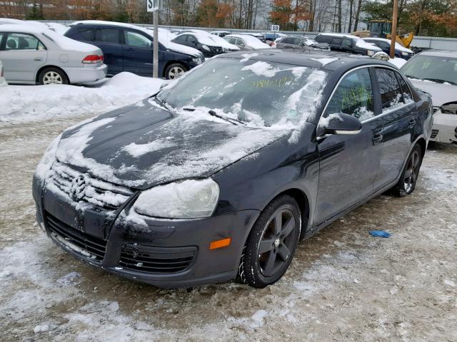 3VWRZ81K28M071041 - 2008 VOLKSWAGEN JETTA SE BLACK photo 2